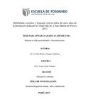 Habilidades sociales y lenguaje oral en niños de cinco años de la Institución Educativa Condevilla Sr. I, San Martín de Porres, 2017