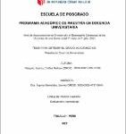 Nivel de autoconocimiento emocional y el desempeño contextual de los docentes de una universidad privada de Trujillo, 2021