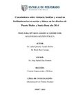 Conocimiento sobre violencia familiar y sexual en facilitadoras/res en acción y líderes en los distritos de Puente Piedra y Santa Rosa año 2014