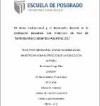 El Clima Institucional y el Desempeño Docente en la Institución Educativa San Francisco De Asís de tambobamba Cotabambas Apurímac 2017
