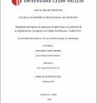 Regulación del régimen de separación de patrimonios y la autonomía de la voluntad de los concubinos en el Código Civil Peruano, Trujillo-2018