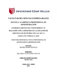 Comportamiento del consumidor y su relación con la demanda en la estación de servicio Grupo Petrocaña SAC – Ruta Chiclayo – Pomalca