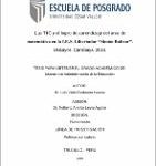 Las TIC y el logro de aprendizaje del área de matemática en la I.E.S. Libertador “Simón Bolívar”. Usicayos. Carabaya. 2018