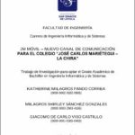 JM Móvil – nuevo canal de comunicación para el colegio “José Carlos Mariétegui – La Chira