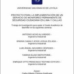 Proyecto para la implementación de un servicio de monitoreo permanente de seguridad ciudadana en Lima y Callao