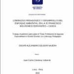 Liderazgo pedagógico y desarrollo del enfoque ambiental en la I.E. Francisco Bolognesi Cervantes – Casca
