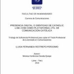 Presencia digital e identidad de Catholic Link.com como plataforma útil de Comunicación Católica