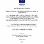 El enfoque por competencias como una herramienta en la elaboración del perfil de administrador de edificios y condominios en Lima Metropolitana, 2020