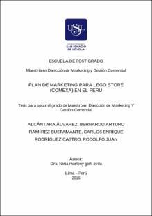 Plan de marketing para Lego Store (Comexa) en el Perú