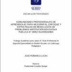 Comunidades profesionales de aprendizaje para mejorar el enfoque y estrategias de resolución de problemas Institución Educativa Pública N° 30952 Huaribamba