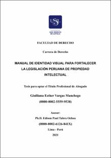 Manual de identidad visual para fortalecer la legislación peruana de propiedad intelectual