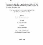 Competencias laborales y gestión institucional en la Sub Gerencia de Planificación, Prevención y Control en Salud de la Geresa, Moquegua 2018