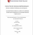 Los procedimientos de selección y su efecto en el cumplimiento del plan anual de contrataciones en la Universidad Nacional de Trujillo. Año 2017