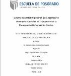 Sistema De Control De Personal, Para Optimizar El Desempeño Laboral En Los Trabajadores De La Municipalidad Provincial De Canchis.